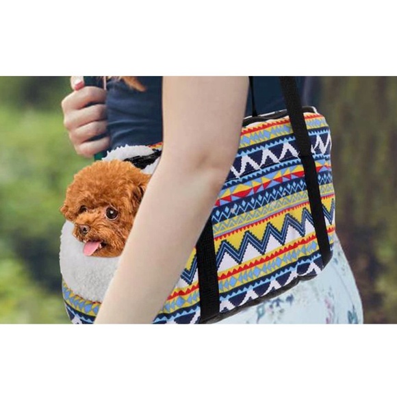 Fleece Lined Small Pet Carrier New - Picture 2 of 5